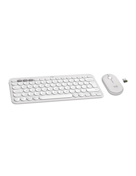 KEYBOARD +MOUSE COMBO PEBBLE 2/WHITE 920-012240 LOGITECH