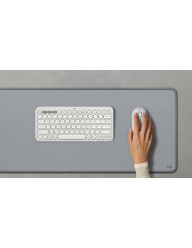KEYBOARD +MOUSE COMBO PEBBLE 2/WHITE 920-012240 LOGITECH