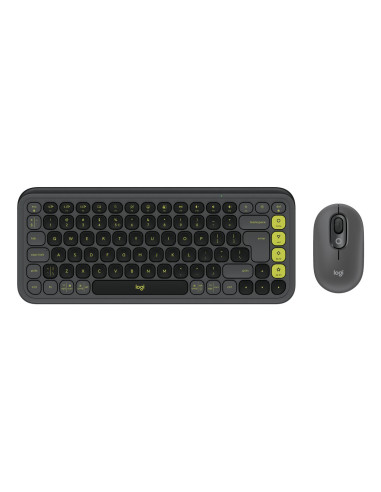 KEYBOARD +MOUSE COMBO POP ICON/GR/GREEN 920-013140 LOGITECH
