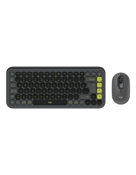 KEYBOARD +MOUSE COMBO POP ICON/GR/GREEN 920-013140 LOGITECH