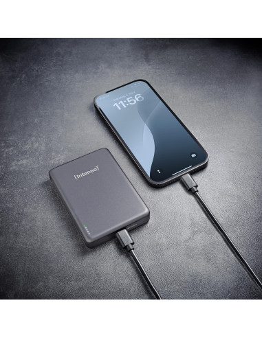POWER BANK USB 10000MAH MAG/GREY 7344034 INTENSO