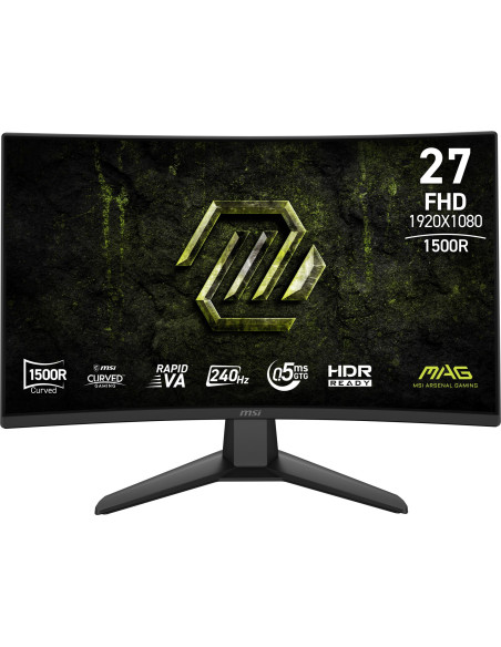 LCD Monitor, MSI, 27 ", 1920 x 1080 pixels, Full HD, Native aspect ratio 16:9, Curved, MAG274CFX24