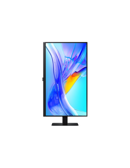 LCD Monitor, SAMSUNG, 27", 4K, Panel IPS, 3840x2160, 16:9, 60Hz, 5 ms, Swivel, Pivot, Height adjustable, Tilt, Colour Black, LS