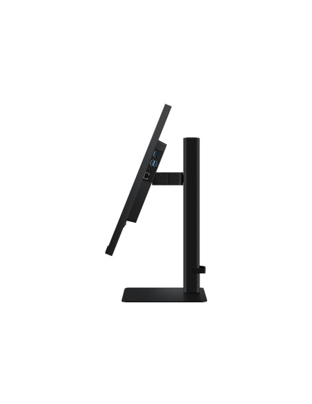 LCD Monitor, SAMSUNG, 27", 4K, Panel IPS, 3840x2160, 16:9, 60Hz, 5 ms, Swivel, Pivot, Height adjustable, Tilt, Colour Black, LS