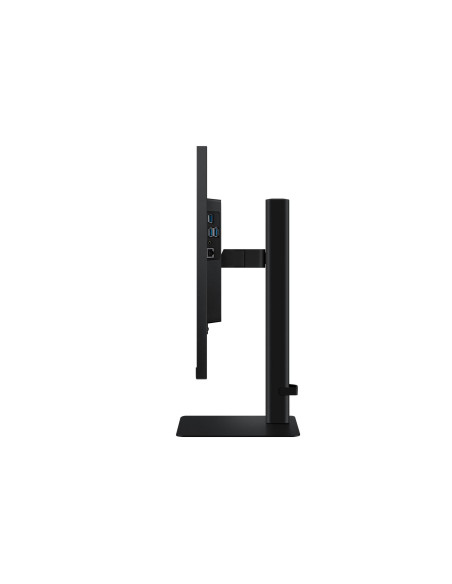 LCD Monitor, SAMSUNG, 27", 4K, Panel IPS, 3840x2160, 16:9, 60Hz, 5 ms, Swivel, Pivot, Height adjustable, Tilt, Colour Black, LS