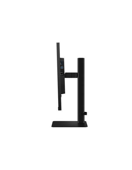 LCD Monitor, SAMSUNG, 27", 4K, Panel IPS, 3840x2160, 16:9, 60Hz, 5 ms, Swivel, Pivot, Height adjustable, Tilt, Colour Black, LS