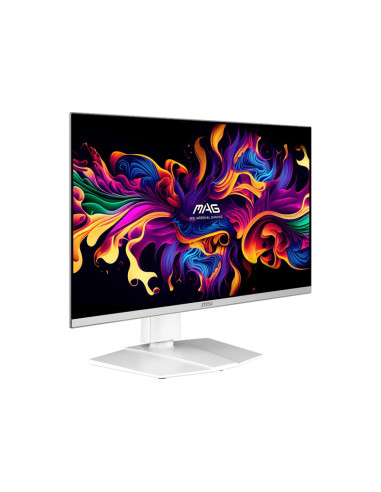 Monitor, MSI, 26.5 ", 2560 x 1440 pixels, Wide Quad HD, Native aspect ratio 16:9, QD-OLED, Flat, MAG272QPWQD-OLEDX28