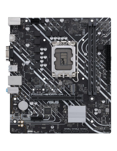 Mainboard, ASUS, Intel H610, LGA1700, MicroATX, Memory DDR4, Memory slots 2, 1xPCI-Express 3.0 1x, 1xPCI-Express 4.0 16x, 1xM.2