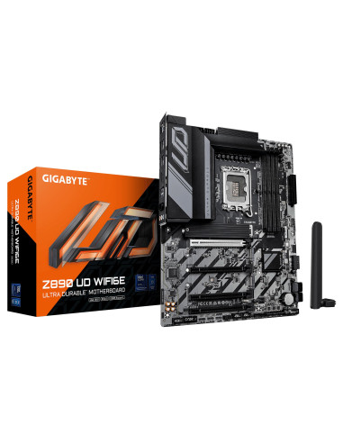 Mainboard, GIGABYTE, Intel Z890, LGA 1851 (Socket V1), ATX, RAM DDR5-SDRAM, 4xSlots, Wi-Fi Yes, Bluetooth Yes, 3xNumber of M.2 