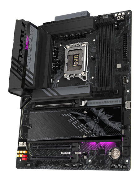 Mainboard, GIGABYTE, Z890 A ELITE WIFI7 1.1, Intel Z890, LGA 1851 (Socket V1), ATX, RAM DDR5-SDRAM, 4xSlots, Wi-Fi Yes, Bluetoo