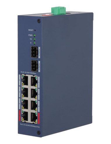 Switch, DAHUA, CHS4210-8GT-110, Switch type Managed, Switch layer L2, CHS4210-8GT-110