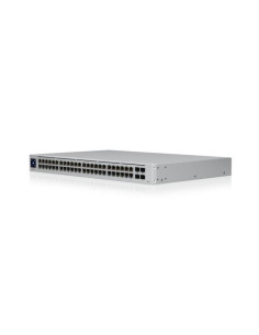 Switch, UBIQUITI, USW-48-POE, Type L2, Rack, 48x10Base-T / 100Base-TX / 1000Base-T, 4xSFP, PoE ports 32, 195 Watts, USW-48-POE