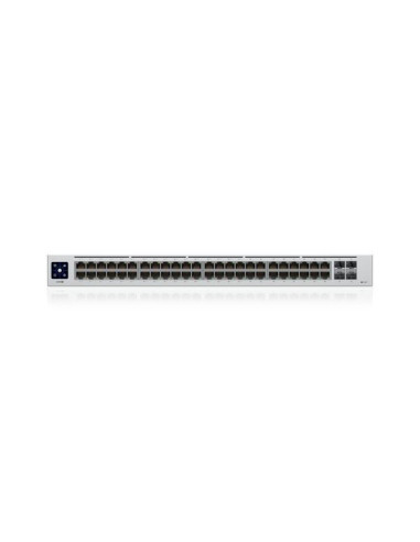 Switch, UBIQUITI, USW-48-POE, Type L2, Rack, 48x10Base-T / 100Base-TX / 1000Base-T, 4xSFP, PoE ports 32, 195 Watts, USW-48-POE