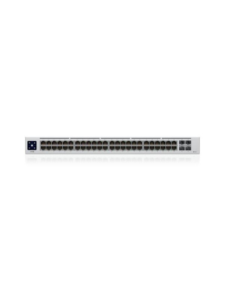 Switch, UBIQUITI, USW-48-POE, Type L2, Rack, 48x10Base-T / 100Base-TX / 1000Base-T, 4xSFP, PoE ports 32, 195 Watts, USW-48-POE