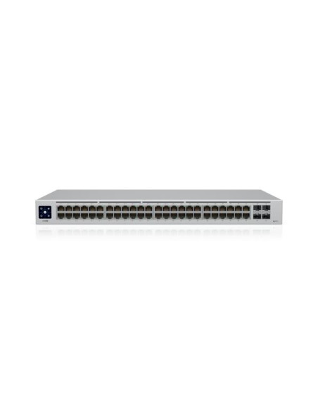 Switch, UBIQUITI, USW-48-POE, Type L2, Rack, 48x10Base-T / 100Base-TX / 1000Base-T, 4xSFP, PoE ports 32, 195 Watts, USW-48-POE