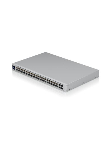 Switch, UBIQUITI, USW-48-POE, Type L2, Rack, 48x10Base-T / 100Base-TX / 1000Base-T, 4xSFP, PoE ports 32, 195 Watts, USW-48-POE
