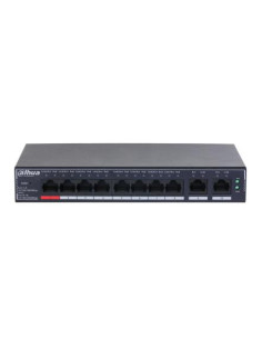 Switch, DAHUA, DH-SG4010P, Switch layer L2, 10xRJ-45 ports, RJ-45 Ports Type Gigabit Ethernet (10/100/1000), 8xPower over Ether