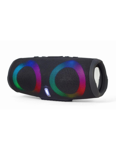Portable Speaker, GEMBIRD, Black, Portable/Wireless, 1xAudio-In, 1xUSB 2.0, 1xMicroSD Card Slot, Bluetooth, SPK-BT-LED-02