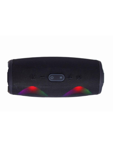 Portable Speaker, GEMBIRD, Black, Portable/Wireless, 1xAudio-In, 1xUSB 2.0, 1xMicroSD Card Slot, Bluetooth, SPK-BT-LED-02