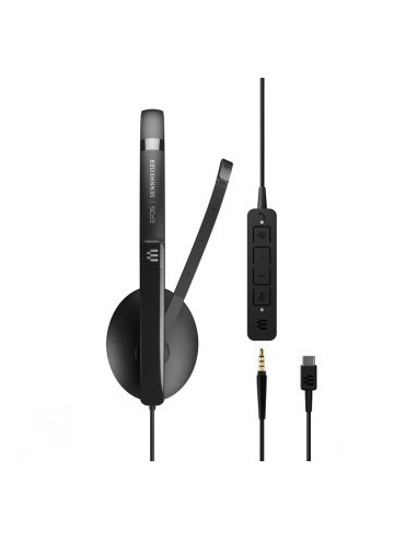 EPOS ADAPT 165T USB-C II, USB WIRED DOUBLE-SIDED 3.5MM + USB