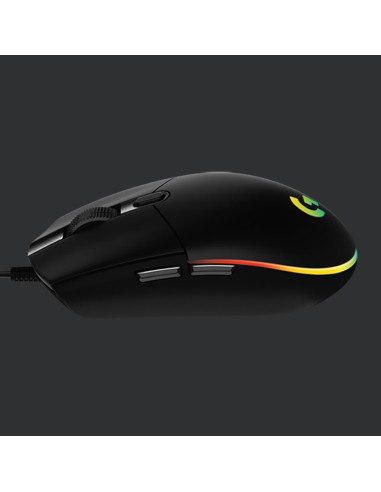 MOUSE USB OPTICAL G203/BLACK 910-005796 LOGITECH