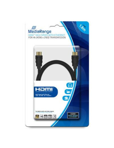 CABLE HDMI-HDMI 1.8M/MRCS156 MEDIARANGE