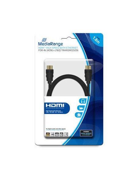 CABLE HDMI-HDMI 1.8M/MRCS156 MEDIARANGE