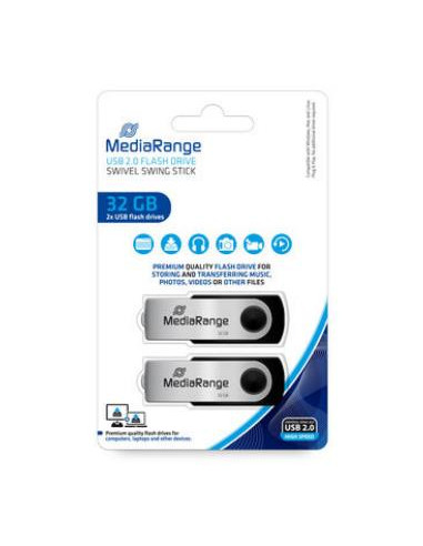MEMORY DRIVE FLASH USB2 32GB/MR911-2 MEDIARANGE