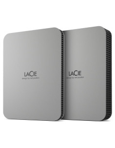 External HDD, LACIE, Mobile Drive, 5TB, USB-C, Colour Silver, STLP5000400