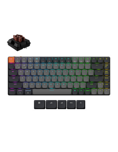 KEYBOARD WRL K3 RGB/BLACK K3X-B3 KEYCHRON