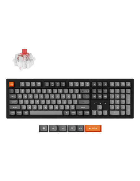 KEYBOARD WRL K10 MAX RGB/BLACK K10M-H1 KEYCHRON