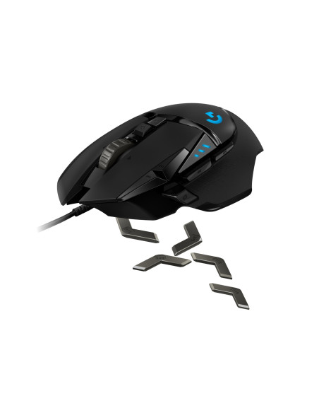 MOUSE USB OPTICAL G502 HERO/BLACK 910-005471 LOGITECH