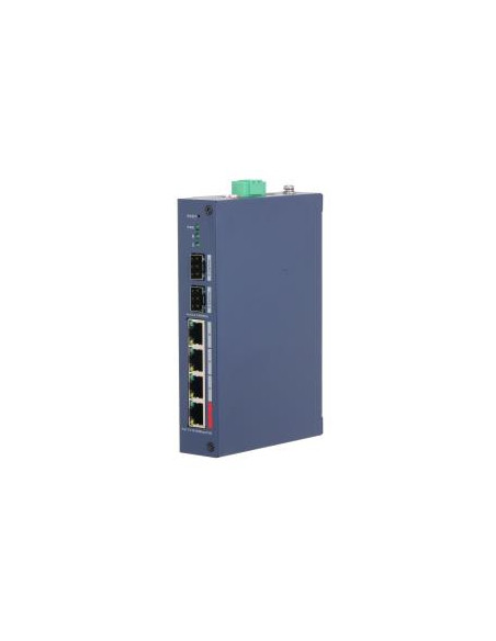 Switch, DAHUA, CHS4206-4ET-90, Switch type Managed, Switch layer L2, Form factor Desktop, 4xRJ-45 ports, RJ-45 Ports Type Fast 