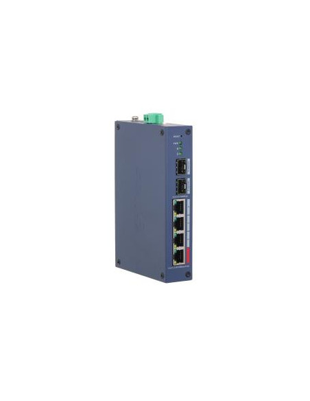 Switch, DAHUA, CHS4206-4ET-90, Switch type Managed, Switch layer L2, Form factor Desktop, 4xRJ-45 ports, RJ-45 Ports Type Fast 