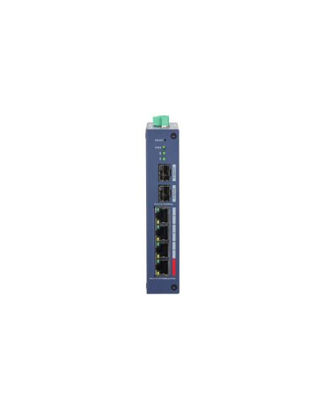 Switch, DAHUA, CHS4206-4ET-90, Switch type Managed, Switch layer L2, Form factor Desktop, 4xRJ-45 ports, RJ-45 Ports Type Fast 