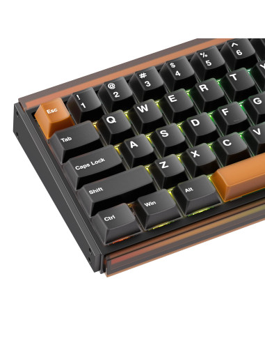 KEYBOARD WRL RAY68-HE/BROWN 103-RA68A-000 AKKO
