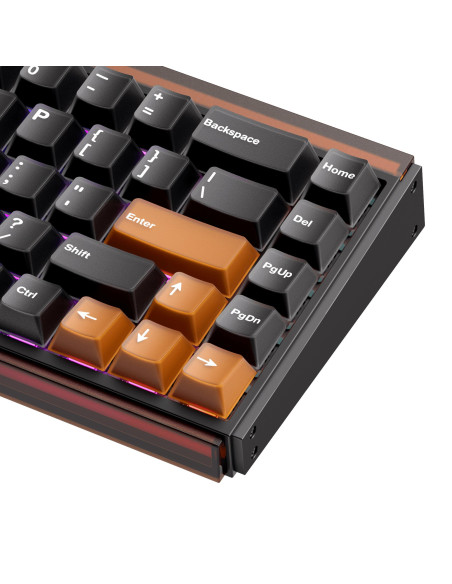 KEYBOARD WRL RAY68-HE/BROWN 103-RA68A-000 AKKO