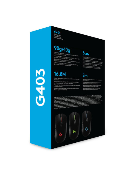 MOUSE USB OPTICAL G403/910-005633 LOGITECH