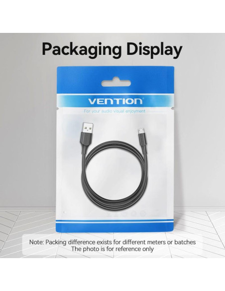 CABLE USB2.0 TO MICRO-B/1.5M BLACK CTIBG VENTION