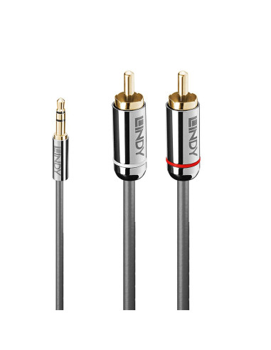 CABLE AUDIO 3.5MM TO PHONO/0.5M 35332 LINDY
