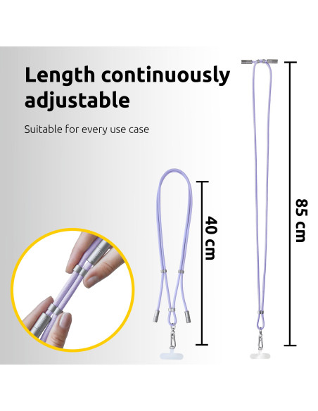 CABLE USB-C TO USB-C 1.65M/LANYARD PURPLE 7991003 INTENSO