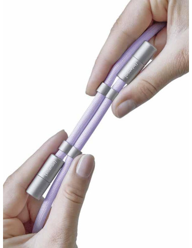 CABLE USB-C TO USB-C 1.65M/LANYARD PURPLE 7991003 INTENSO