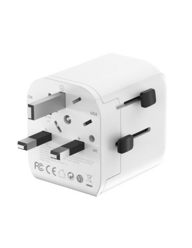 POWER ADAPTER GROUNDED 20W/WHT TPA-EU1A1C20-01-W GEMBIRD