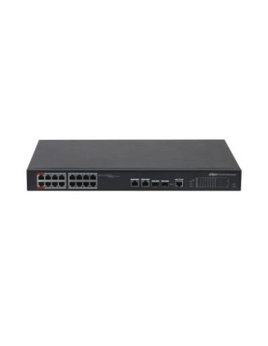 Switch, DAHUA, Type L2, Desktop/pedestal, 90 Watts, PFS4218-16ET-240-V3