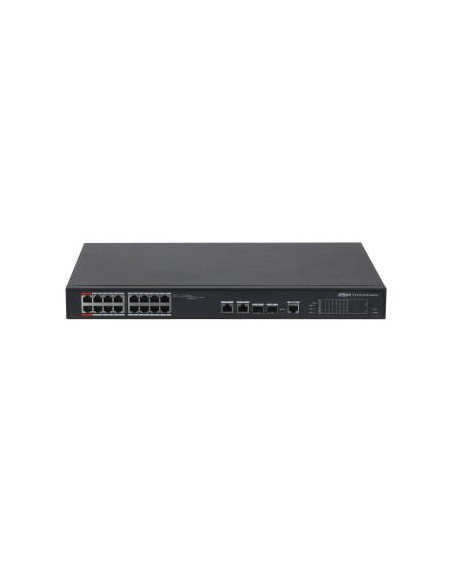 Switch, DAHUA, Type L2, Desktop/pedestal, 90 Watts, PFS4218-16ET-240-V3