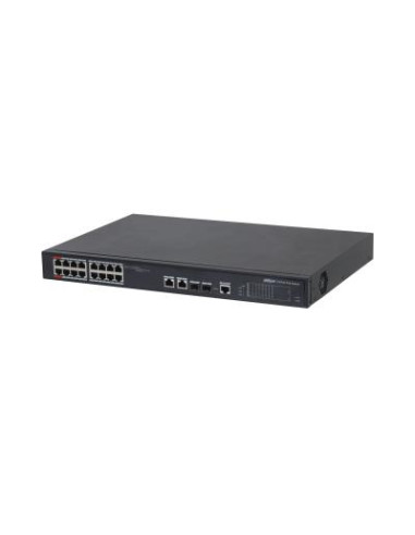 Switch, DAHUA, Type L2, Desktop/pedestal, 90 Watts, PFS4218-16ET-240-V3