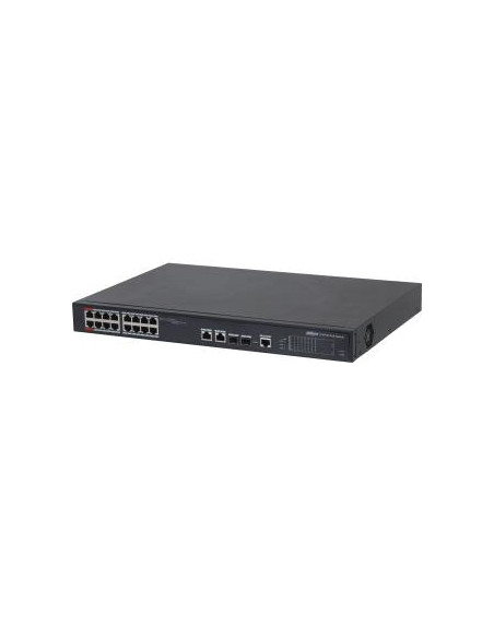 Switch, DAHUA, Type L2, Desktop/pedestal, 90 Watts, PFS4218-16ET-240-V3