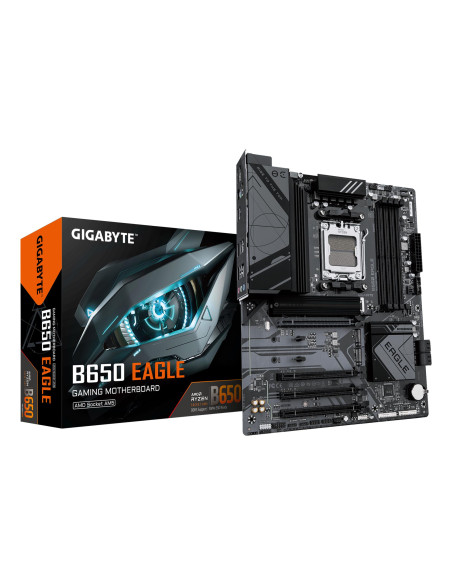 Mainboard, GIGABYTE, AMD B650, Socket AM5, ATX, RAM DDR5-SDRAM, 4xSlots, 3xNumber of M.2 (M) slots, B650 EAGLE AX (rev. 1.2), B