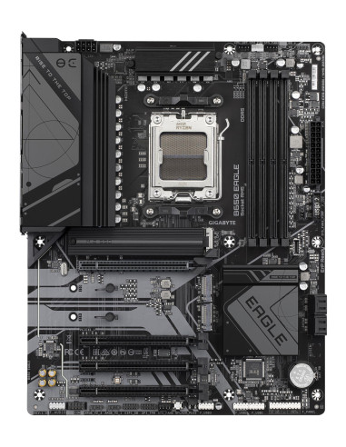 Mainboard, GIGABYTE, AMD B650, Socket AM5, ATX, RAM DDR5-SDRAM, 4xSlots, 3xNumber of M.2 (M) slots, B650 EAGLE AX (rev. 1.2), B