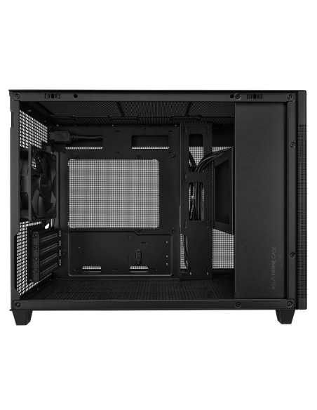 Case, ASUS, Prime AP201 Tempered Glass, Micro, Not included, MicroATX, MiniITX, Colour Black, PRIMEAP201TG